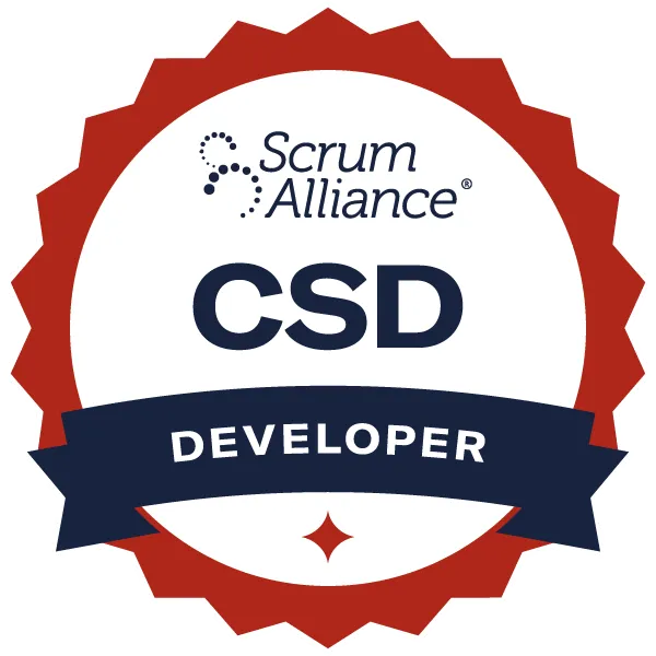 Scrum Alliance Certified Scrum Developer® CSD