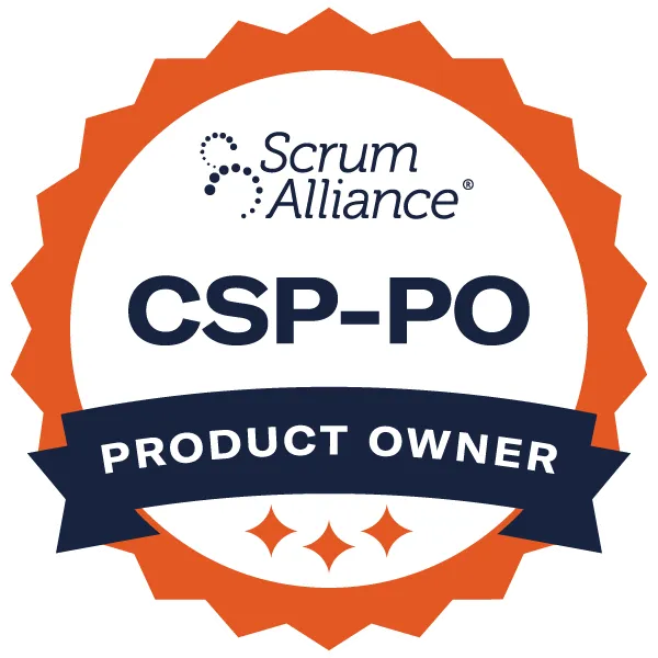 Scrum Alliance Certified Scrum Professional Product Owner® CSP-PO