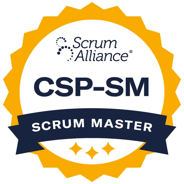 Scrum Alliance CSPSM Certified Scrum Professional ScrumMaster® CSP-SM